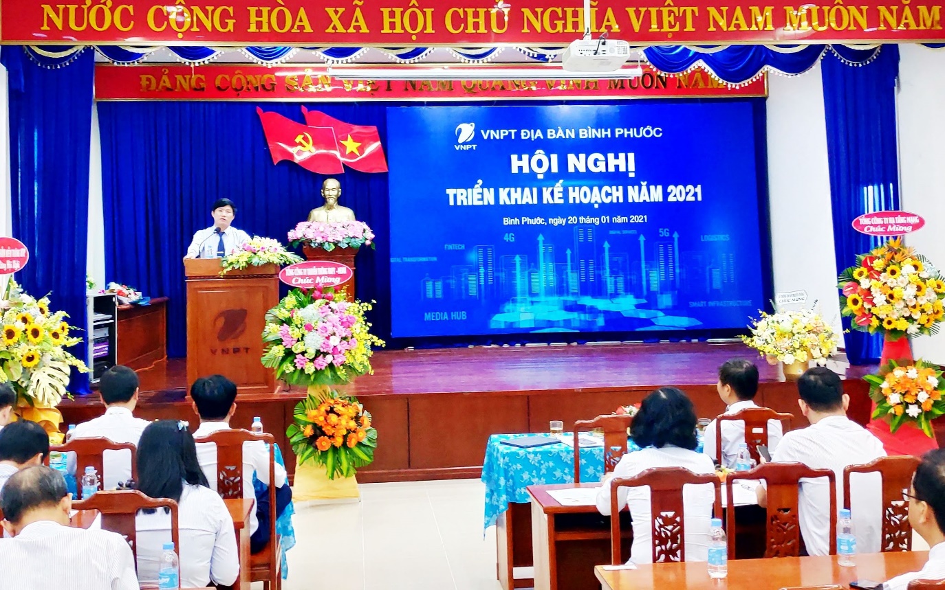 VNPT địa bàn Bình Phước tổ chức Hội nghị triển khai kế hoạch năm 2021 VNPT địa bàn Bình Phước tổ chức Hội nghị triển khai kế hoạch năm 2021
